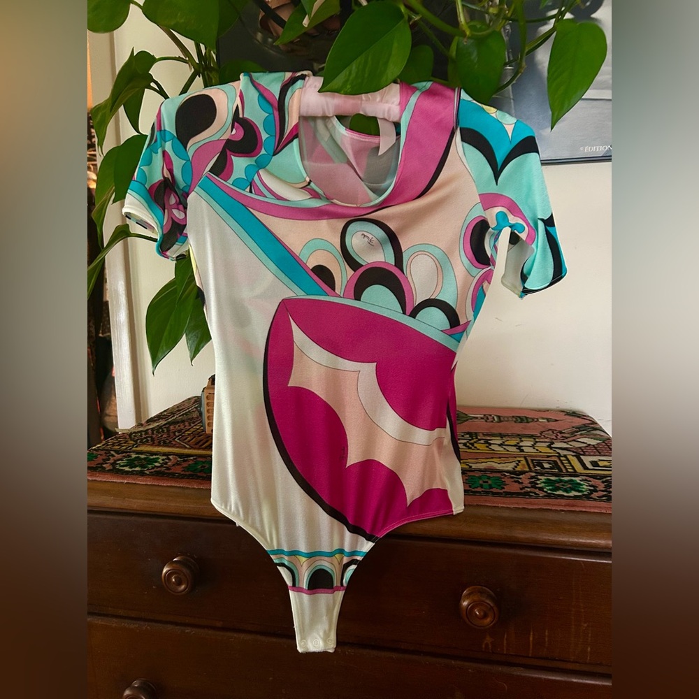 Emilio Pucci Wolford Bodysuit Size S
